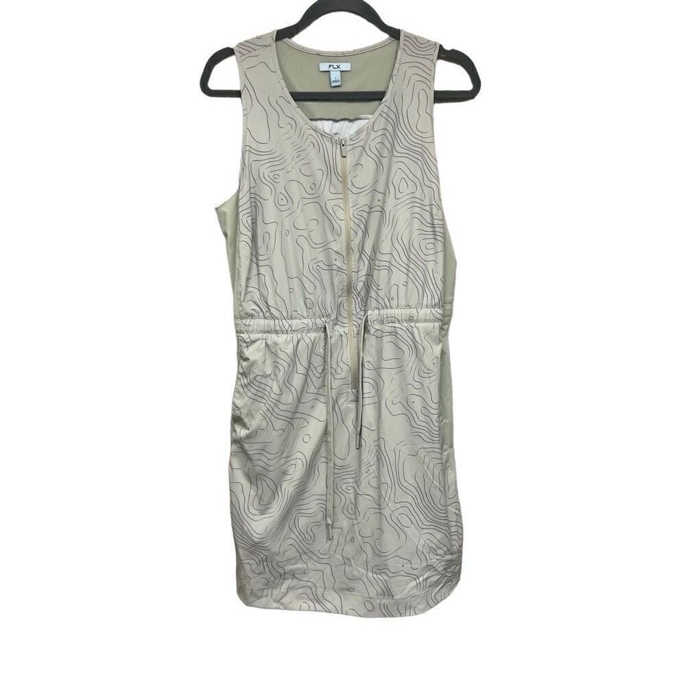 FLX sage green workout dress skort size large